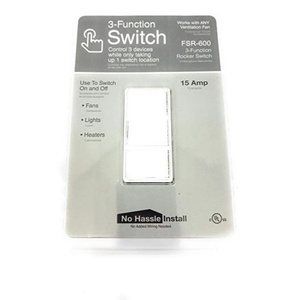 15 AMP 3 function on and off switch